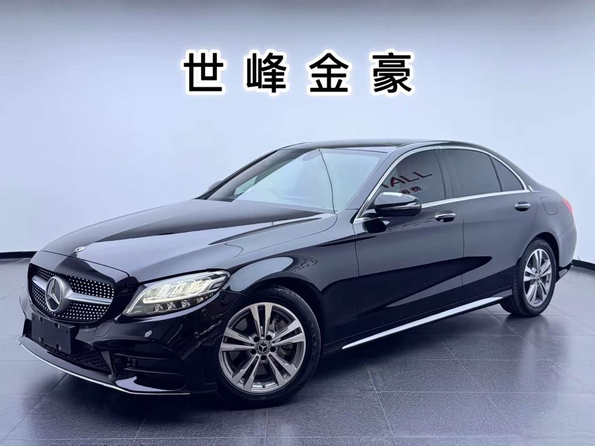 Mercedes-Benz C-Class, 2021 г., чёрный, 80 000 км Mercedes-Benz C-Class 2021 C 200 L 动感型 Спорт