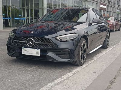 Mercedes-Benz C-Class, 2022 г., синий, 46 000 км Mercedes-Benz C-Class 2022 C 260 L 皓夜 Спорт