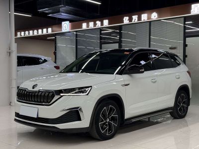 Skoda Kamiq, 2023 г., синий, 22 700 км Skoda 柯米克, 2024 г., белый, 44 000 км