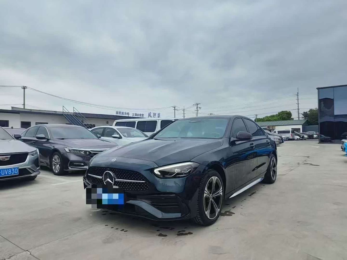 Mercedes-Benz C-Class, 2022 г., чёрный, 13 000 км Mercedes-Benz C-Class 2022 обновлённая версия C 260 L 皓夜 Спорт