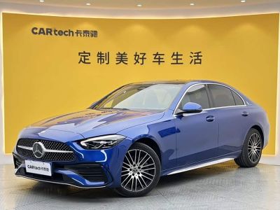 Mercedes-Benz C-Class, 2022 г., синий, 46 000 км Mercedes-Benz C-Class 2022 C 260 L Спорт