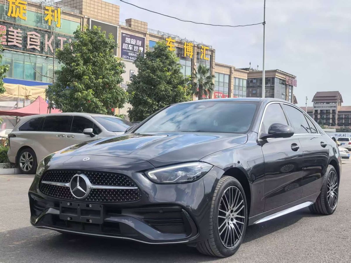 Mercedes-Benz C-Class, 2024 г., чёрный, 26 000 км Mercedes-Benz C-Class 2024 обновлённая версия 三 C 260 L Спорт