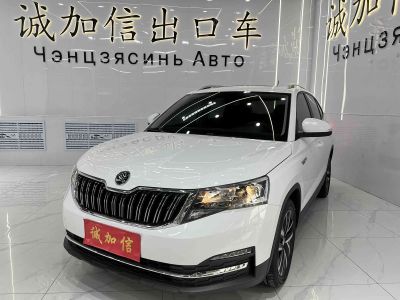Skoda Kamiq, 2023 г., синий, 22 700 км Skoda 柯米克, 2024 г., белый, 18 000 км