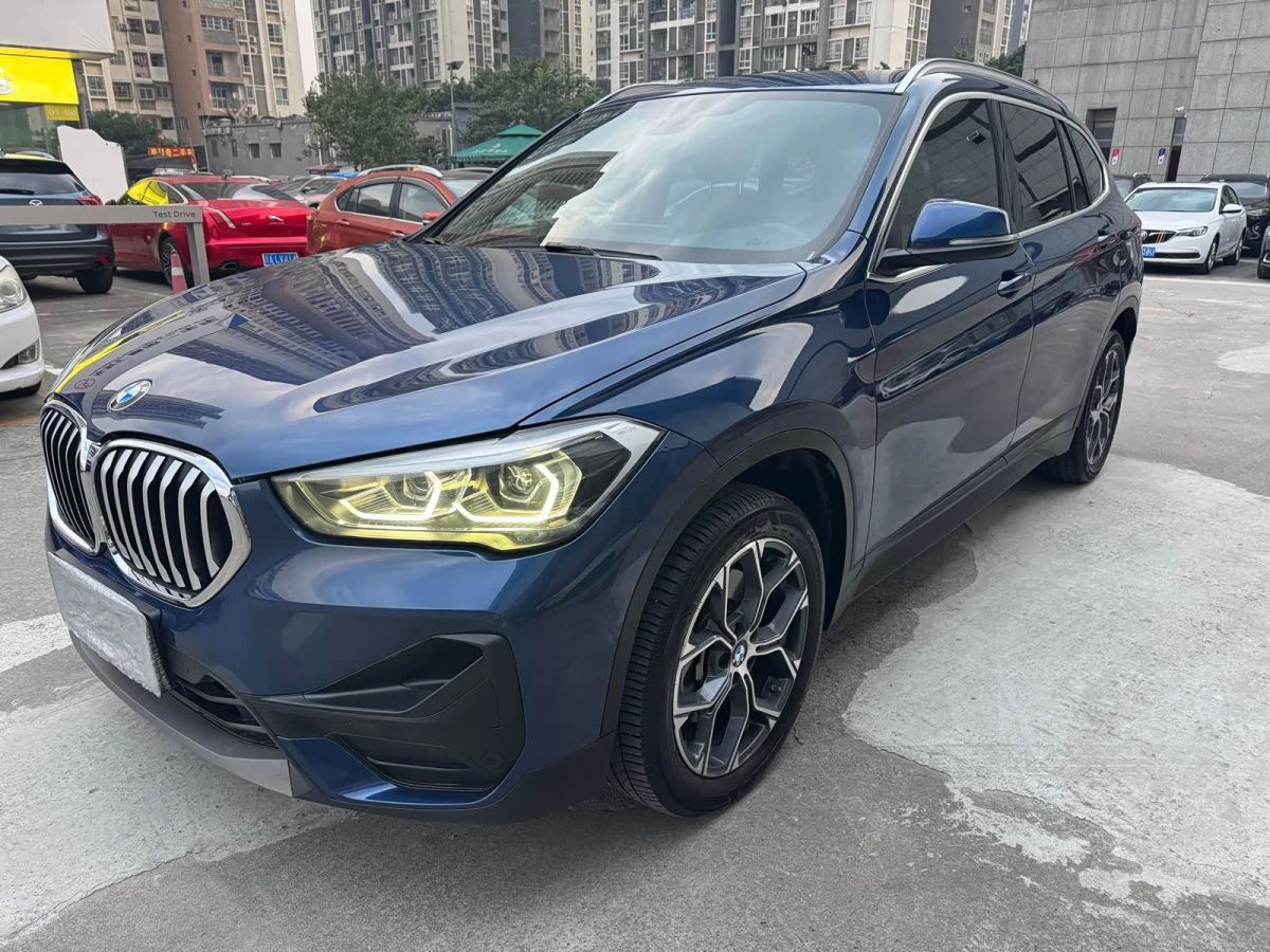 BMW X1, 2021 г., синий, 54 000 км BMW X1 2021 sDrive25Li комплектация «Лидер»