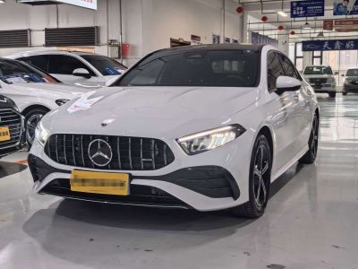 Mercedes-Benz A-Class, 2021 г., белый, 48 000 км Mercedes-Benz A级 2023 A 200 L комплектация «Стиль»