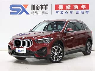 BMW X1, 2021 г., красный / фиолетовый, 58 000 км BMW X1 2021 sDrive25Li комплектация «Лидер»