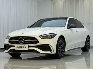 Mercedes-Benz C-Class, 2024 г., белый, 13 000 км Mercedes-Benz C-Class 2024 второе обновление C 260 L 皓夜 Спорт