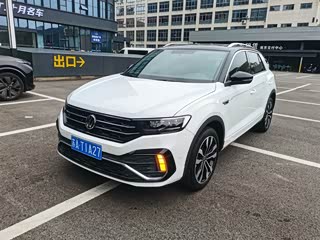 Volkswagen T-Roc, 2021 г., белый, 80 000 км Volkswagen T-Roc 2021 280TSI DSG одна ведущая ось R-Line Pro Чжилянь версия
