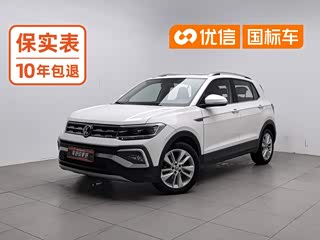Volkswagen T-Cross, 2021 г., белый, 78 200 км Volkswagen T-Cross 2021 280TSI DSG Комфорт