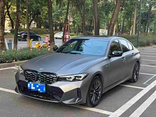 BMW 3 серия, 2023 г., серебристый / серый, 10 000 км BMW 3 серия 2023 325i пакет M Sport, исполнение «Ночь»