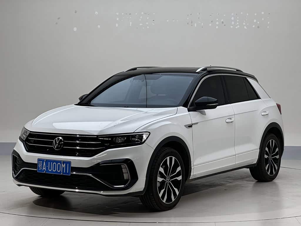 Volkswagen T-Roc, 2022 г., белый, 6 100 км Volkswagen T-Roc 2021 280TSI DSG одна ведущая ось R-Line Pro Чжилянь версия