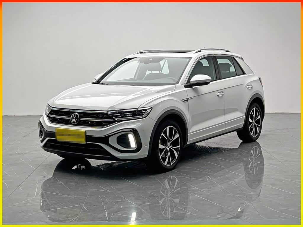Volkswagen T-Roc, 2023 г., белый, 29 000 км Volkswagen T-Roc 2023 300TSI DSG одна ведущая ось Чэньгуан версия