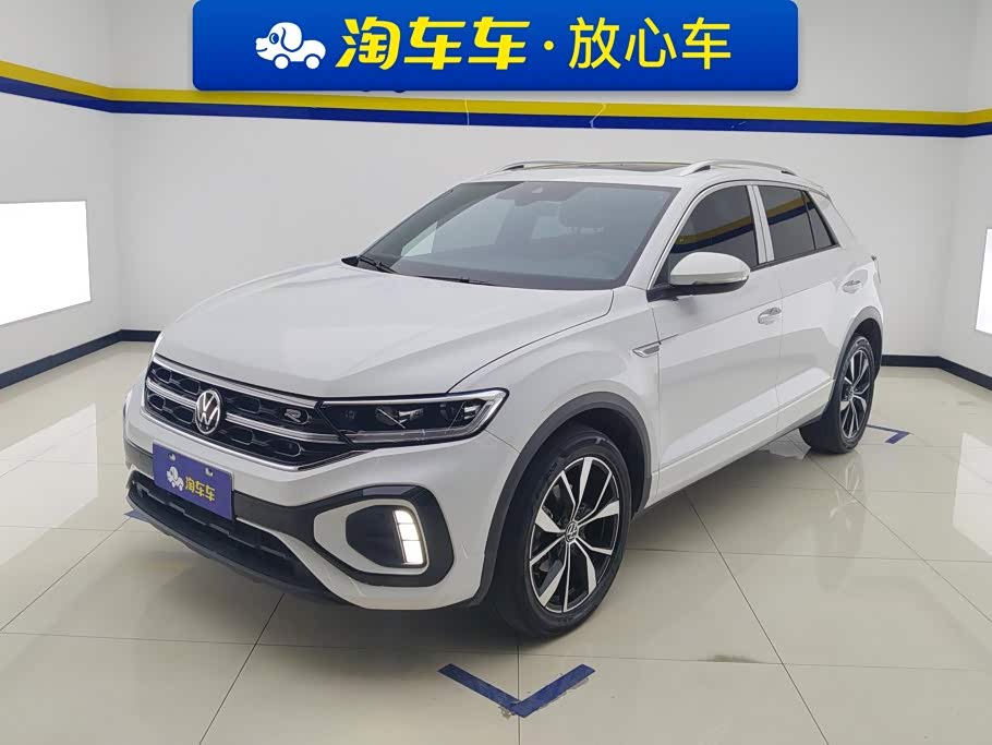 Volkswagen T-Roc, 2023 г., белый, 63 800 км Volkswagen T-Roc 2023 300TSI DSG одна ведущая ось Чэньгуан версия