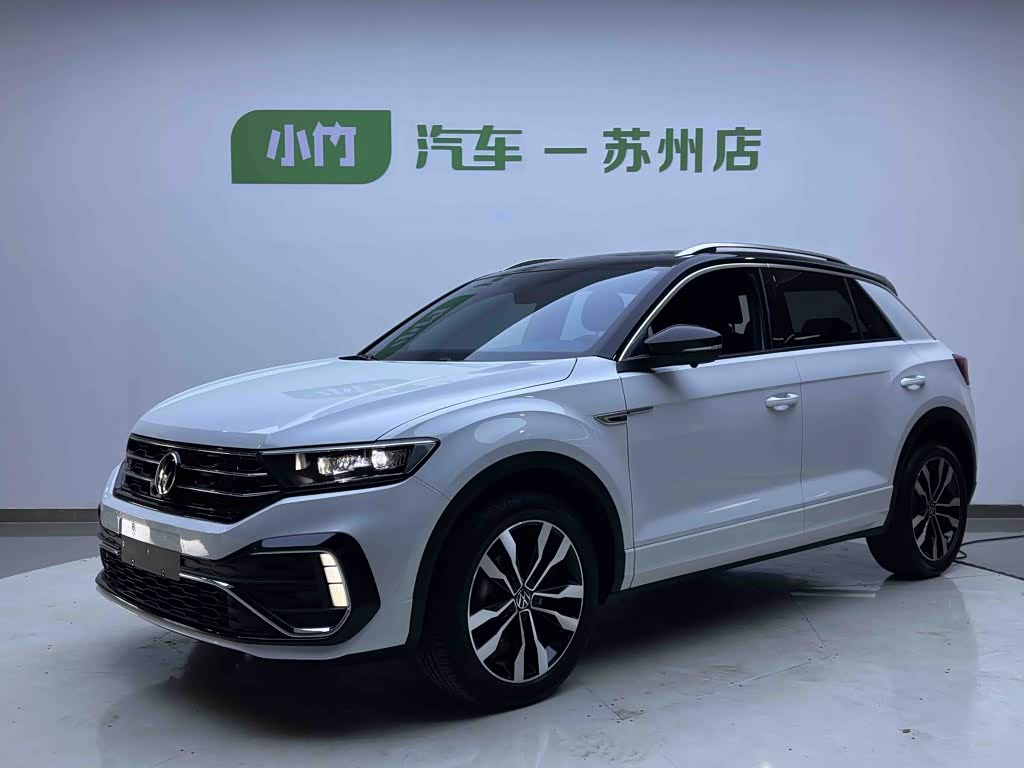 Volkswagen T-Roc, 2022 г., белый, 26 000 км Volkswagen T-Roc 2022 280TSI DSG одна ведущая ось R-Line Pro PLUS