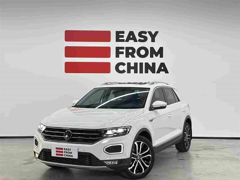 Volkswagen T-Roc, 2022 г., белый, 18 500 км Volkswagen T-Roc 2022 280TSI DSG одна ведущая ось Комфорт PLUS