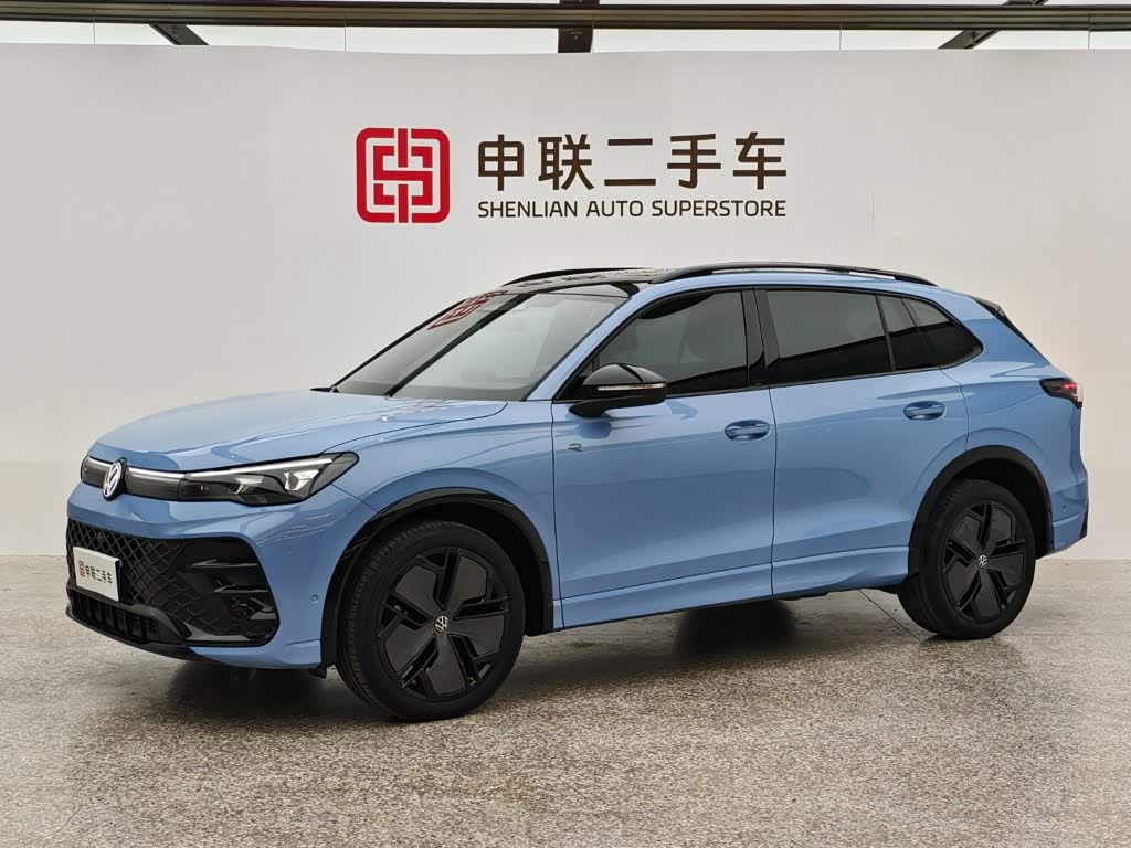 Volkswagen Tiguan L, 2024 г., синий, 43 000 км Volkswagen Tiguan L 2024 PRO 380TSI полный привод R-Line Чжицзунь версия
