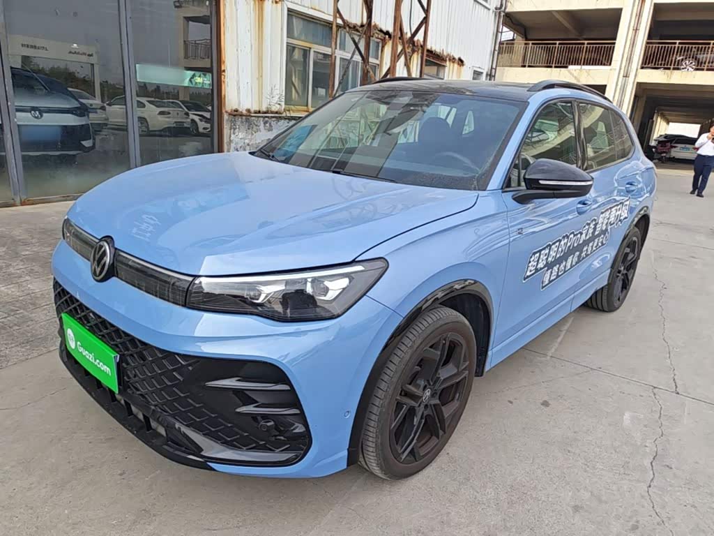 Volkswagen Tiguan L, 2025 г., синий, 10 300 км Volkswagen Tiguan L 2026 PRO 380TSI полный привод R-Line Чжицзунь версия