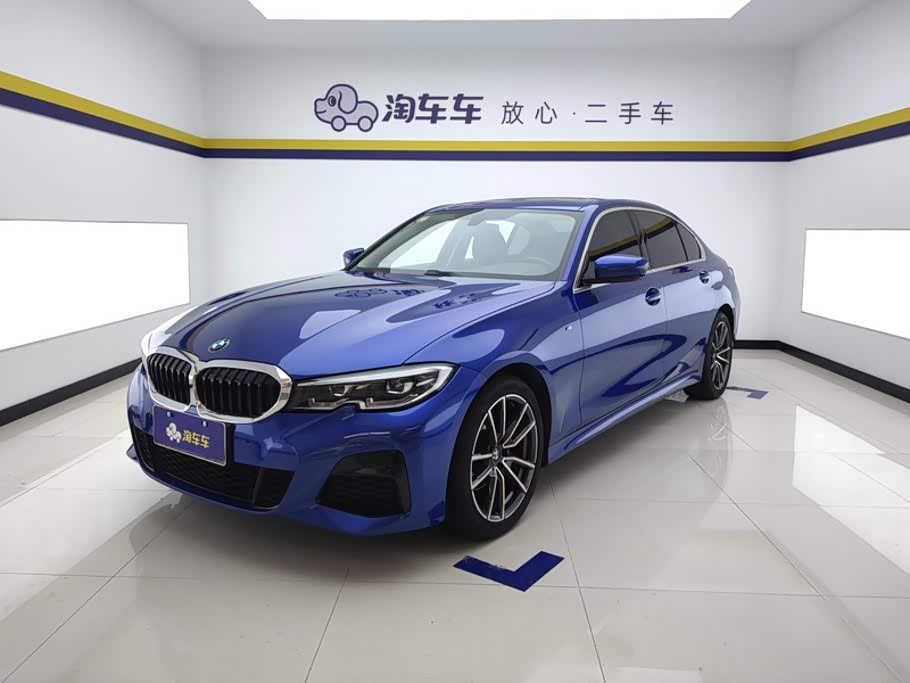 BMW 3 серия, 2021 г., синий, 68 100 км BMW 3 серия 2021 обновлённая версия 320Li пакет M Sport