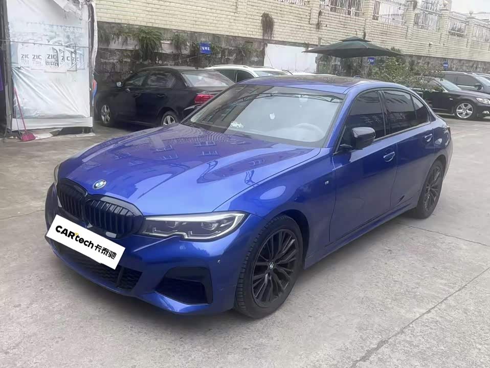 BMW 3 серия, 2021 г., синий, 74 000 км BMW 3 серия 2021 325Li пакет M Sport, исполнение «Ночь»