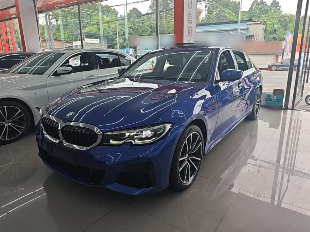 BMW 3 серия, 2021 г., синий, 69 300 км BMW 3 серия 2021 второе обновление 325Li пакет M Sport