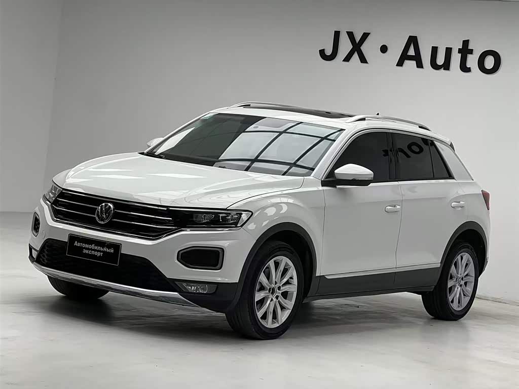 Volkswagen T-Roc, 2022 г., белый, 46 000 км Volkswagen T-Roc 2021 обновлённая версия 280TSI DSG одна ведущая ось Элита Чжилянь версия