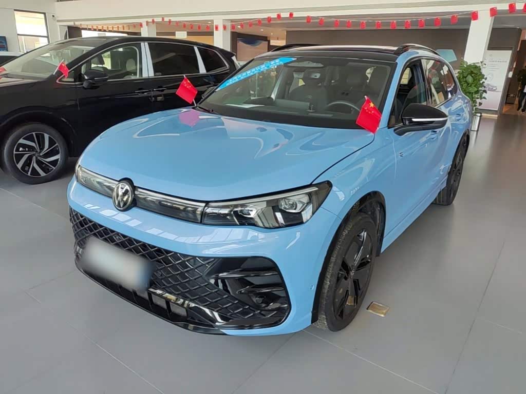 Volkswagen Tiguan L, 2024 г., синий, 34 600 км Volkswagen Tiguan L 2024 PRO 380TSI полный привод R-Line Чжицзунь версия