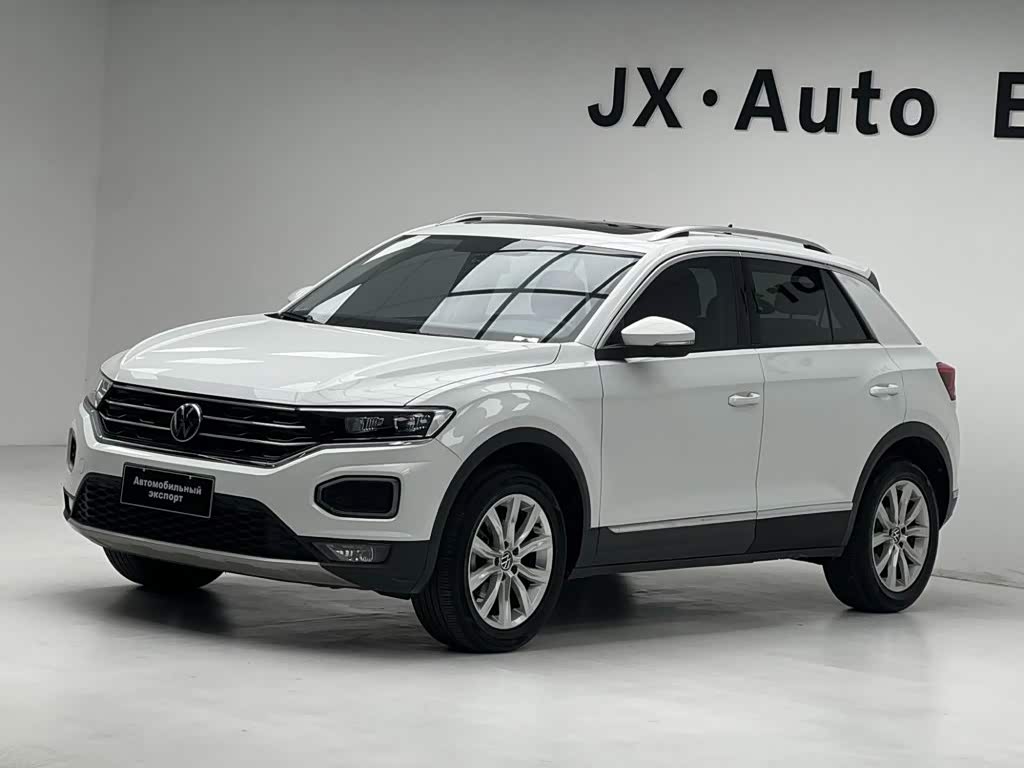 Volkswagen T-Roc, 2022 г., белый, 41 000 км Volkswagen T-Roc 2021 обновлённая версия 280TSI DSG одна ведущая ось Элита Чжилянь версия