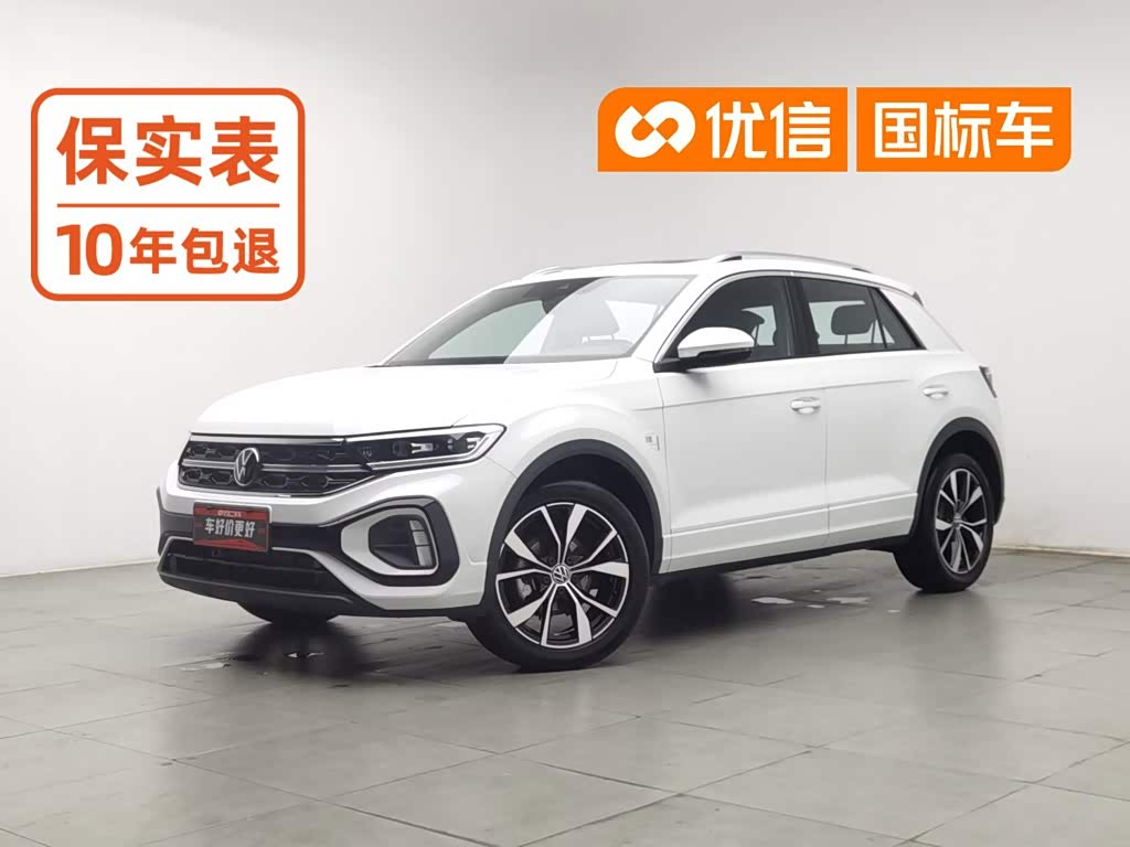 Volkswagen T-Roc, 2026 г., белый, 6 200 км Volkswagen T-Roc 2026 300TSI DSG одна ведущая ось Чэньгуан версия