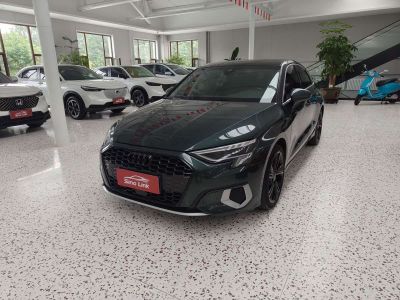 Audi A3, 2022 г., зелёный, 47 200 км