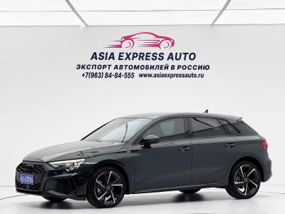 Audi A3, 2023 г., зелёный, 25 500 км
