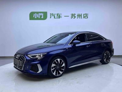 Audi A3, 2023 г., синий, 10 000 км