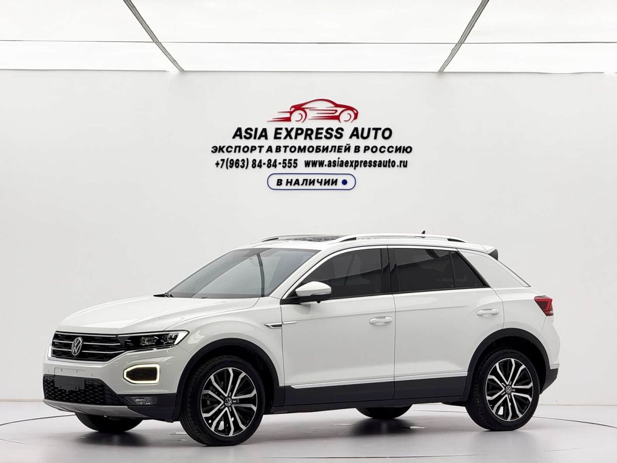 Volkswagen T-Roc, 2022 г., белый, 31 100 км Volkswagen T-Roc 2022 280TSI DSG одна ведущая ось Комфорт PLUS