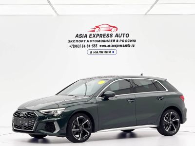 Audi A3, 2023 г., зелёный, 31 000 км