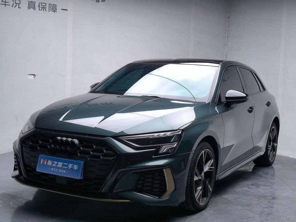 Audi A3, 2023 г., зелёный, 21 000 км