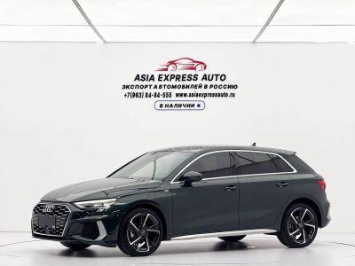 Audi A3, 2023 г., зелёный, 38 600 км