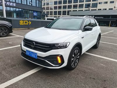 Volkswagen T-Roc, 2021 г., белый, 63 000 км Volkswagen T-Roc 2021 280TSI DSG одна ведущая ось R-Line Pro Чжилянь версия