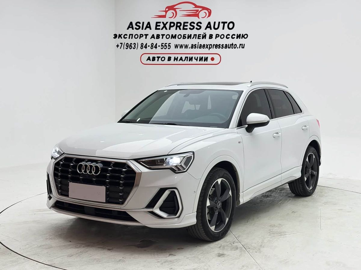 Audi Q3, 2022 г., белый, 44 000 км Audi 奥迪Q3, 2022 г., белый, 44 000 км