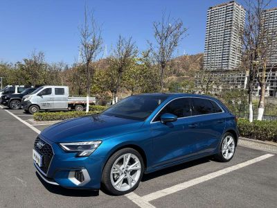 Audi A3, 2021 г., синий, 43 000 км