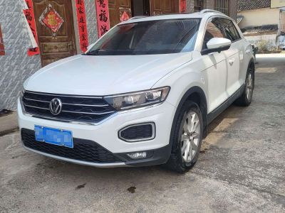 Volkswagen T-Roc, 2022 г., белый, 32 000 км Volkswagen T-Roc 2021 280TSI DSG одна ведущая ось Элита Чжилянь версия
