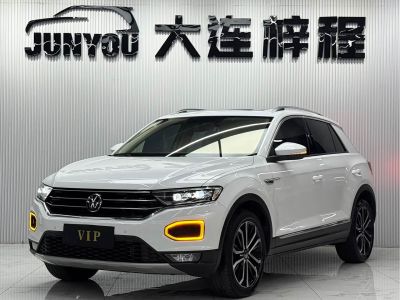 Volkswagen T-Roc, 2022 г., белый, 32 000 км Volkswagen T-Roc 2022 280TSI DSG одна ведущая ось Комфорт PLUS