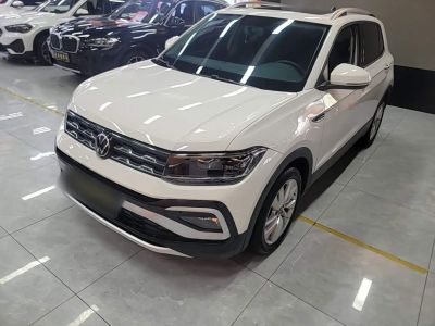 Volkswagen T-Cross, 2021 г., красный / фиолетовый, 37 000 км Volkswagen T-Cross 2022 280TSI DSG Комфорт
