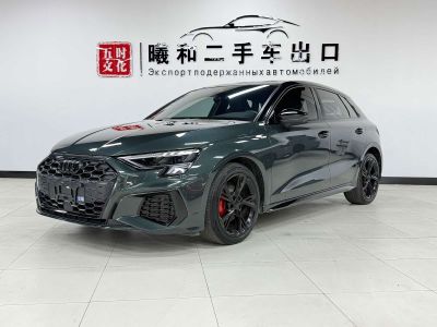 Audi A3, 2023 г., зелёный, 32 000 км