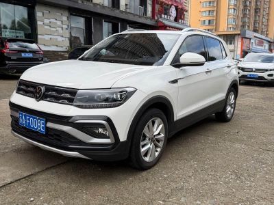 Volkswagen T-Cross, 2021 г., красный / фиолетовый, 37 000 км Volkswagen T-Cross 2022 280TSI DSG Комфорт