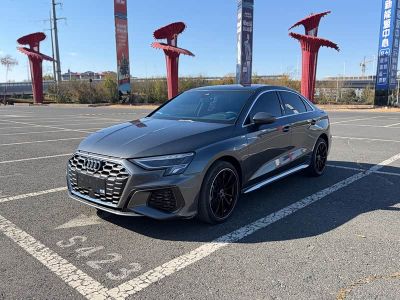Audi A3, 2023 г., серебристый / серый, 34 000 км