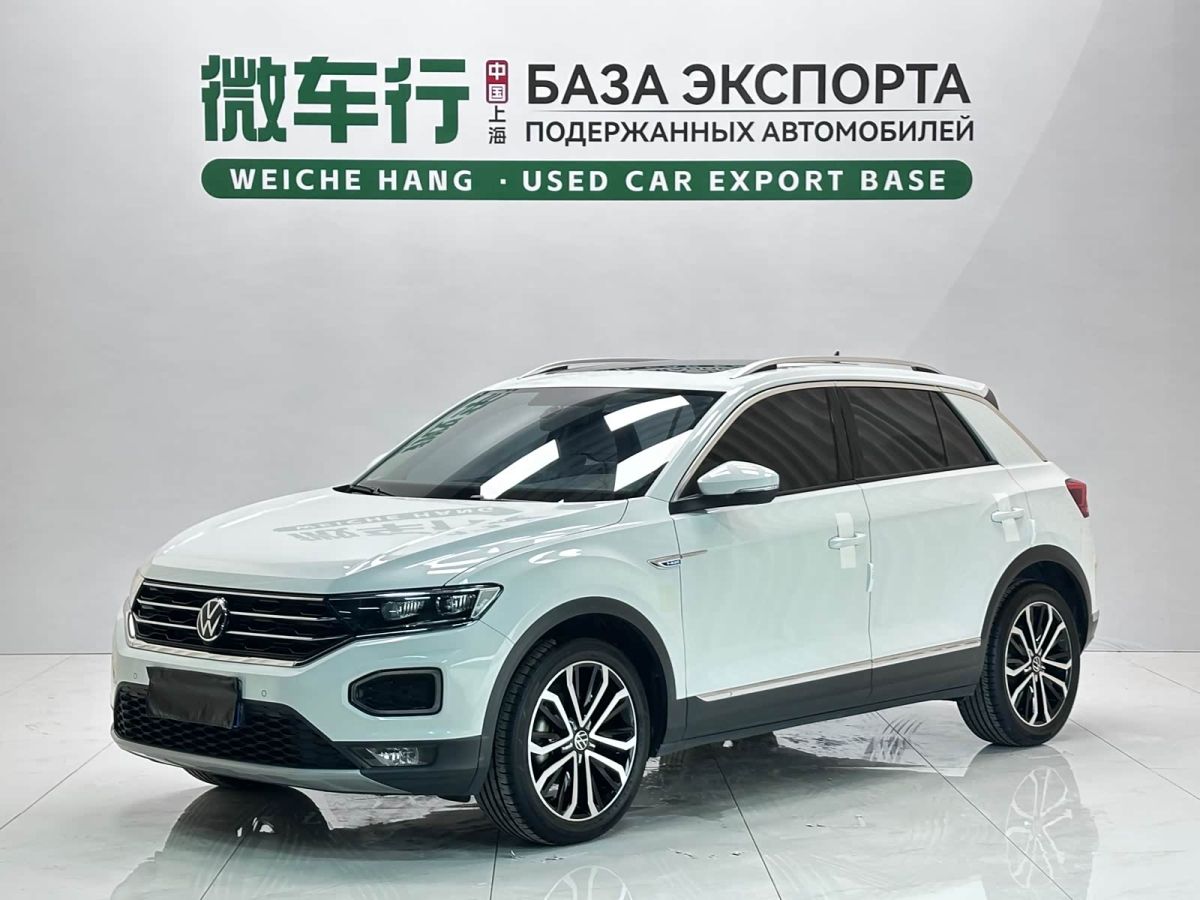 Volkswagen T-Roc, 2022 г., белый, 19 600 км Volkswagen T-Roc 2022 280TSI DSG одна ведущая ось Комфорт PLUS