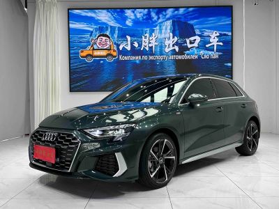 Audi A3, 2022 г., зелёный, 47 400 км