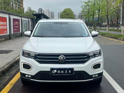 Volkswagen T-Roc, 2022 г., белый, 49 000 км Volkswagen T-Roc 2021 280TSI DSG одна ведущая ось Комфорт Чжилянь версия