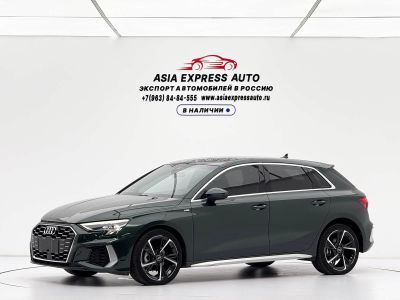 Audi A3, 2022 г., зелёный, 37 500 км