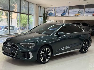 Audi A3, 2023 г., зелёный, 25 000 км