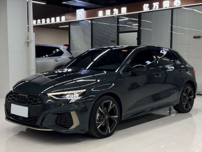 Audi A3, 2023 г., зелёный, 38 000 км